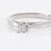 Bague Solitaire Celina Or Blanc Diamant - Bagues solitaires Femme | Histoire d’Or