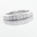 Demi-alliance Or Blanc  Valentine Diamant Synthetique - Alliances Femme | Histoire d’Or