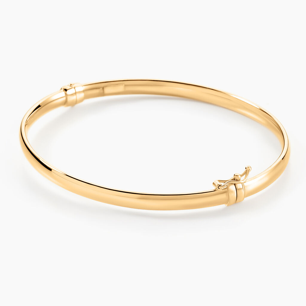 Bracelet Jonc Cynthia Or Jaune - Bracelets joncs Femme | Histoire d&rsquo;Or