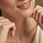 Collier Electra Argent Blanc - Ras de cou Femme | Histoire d&rsquo;Or