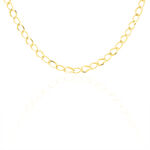 Collier Joice Maille Altern&eacute;e Et Godronne Or Jaune - Chaines Femme | Histoire d&rsquo;Or