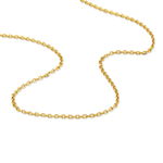 Cha&icirc;ne Igoa Maille For&ccedil;at Diamantee Or Jaune - Chaines Unisex | Histoire d&rsquo;Or