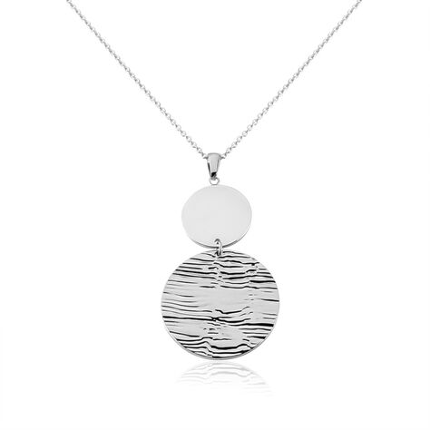 Collier Sautoir Acier Blanc Stellaire - Colliers fantaisie Femme | Histoire d’Or