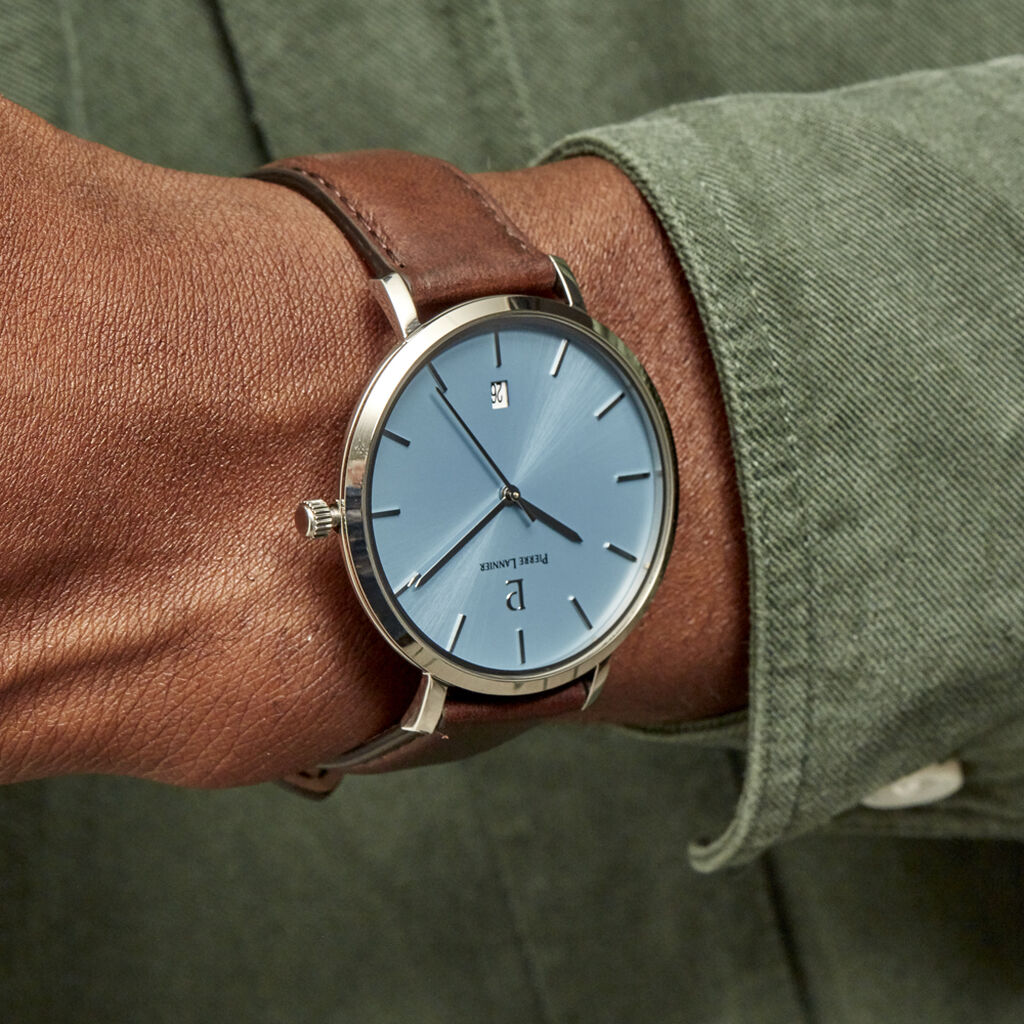 Montre Pierre Lannier Collection Echo Bleu - Montres Homme | Histoire d’Or
