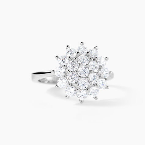 Bague Maximille Argent Blanc Oxyde De Zirconium - Bagues avec pierre Femme | Histoire d&rsquo;Or