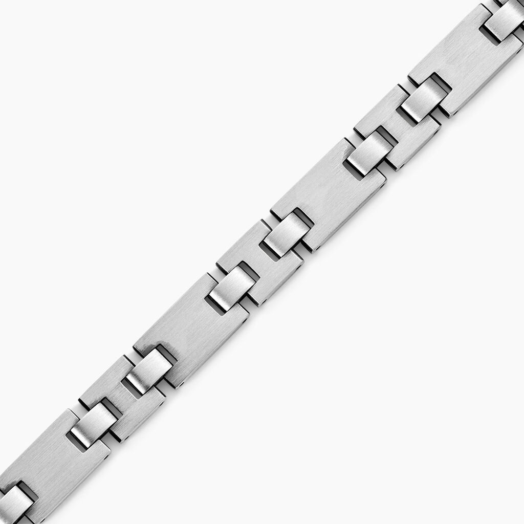 Bracelet Mica Acier Gris - Bracelets Homme | Histoire d&rsquo;Or
