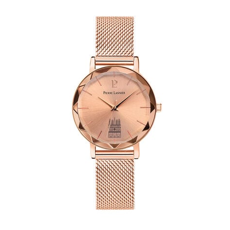 Montre Pierre Lannier Coeur Battant Rose - Montres Femme | Histoire d&rsquo;Or