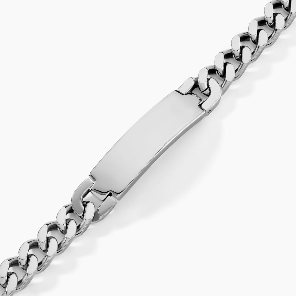 Bracelet Ludo Acier Blanc - Bracelets Homme | Histoire d’Or