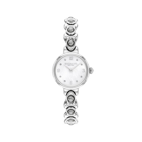 Montre Coach Iris Nacre Blanche - Montres Femme | Histoire d&rsquo;Or