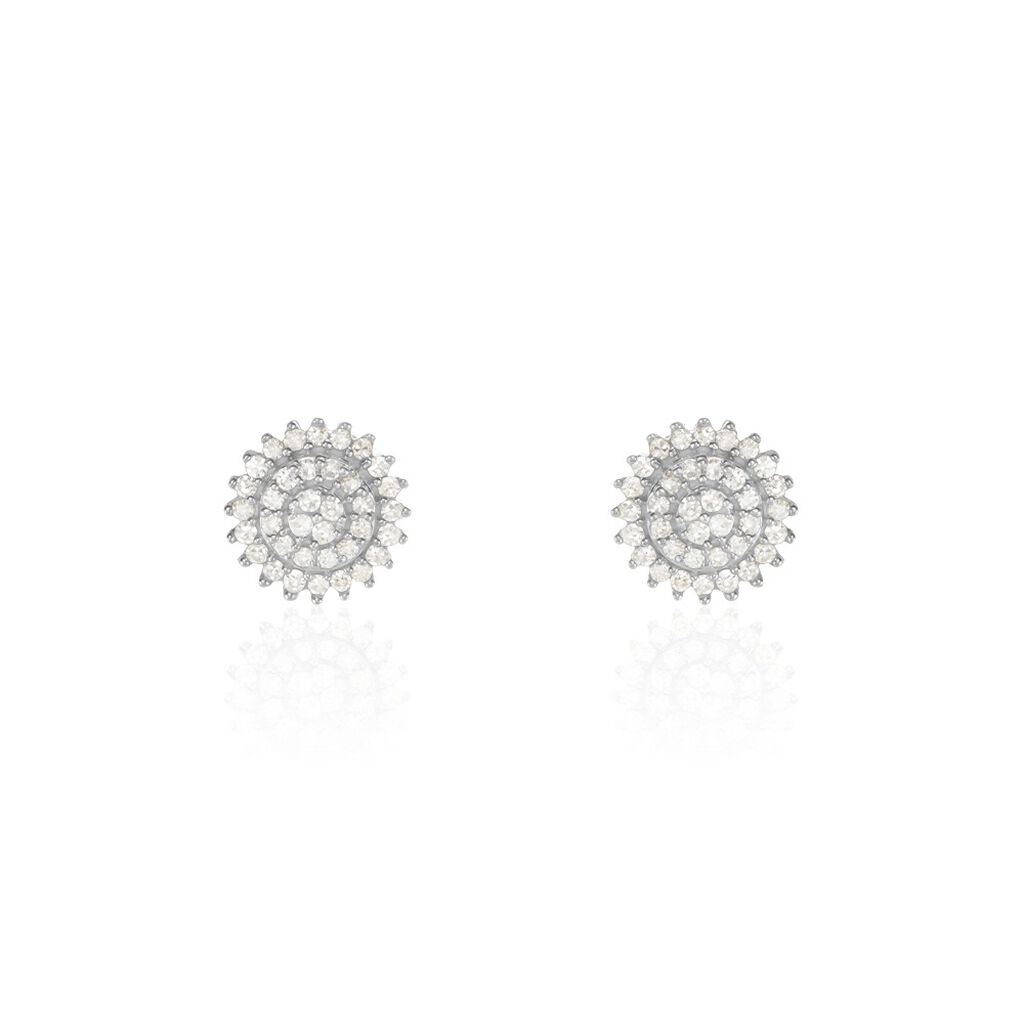 Boucles D'oreilles Veronick Or Jaune Diamant - Clous d'oreilles Femme | Histoire d’Or