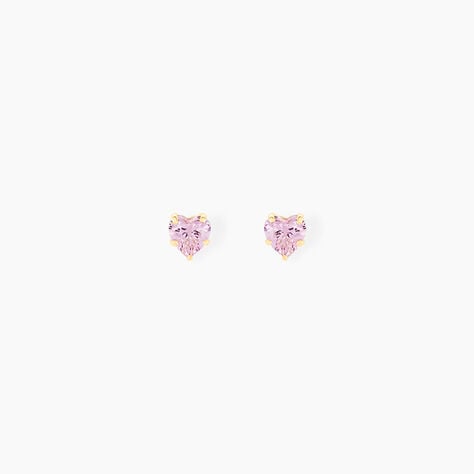 Boucles D'oreilles Puces Daria Or Jaune Oxyde - Clous d'oreilles Femme | Histoire d’Or