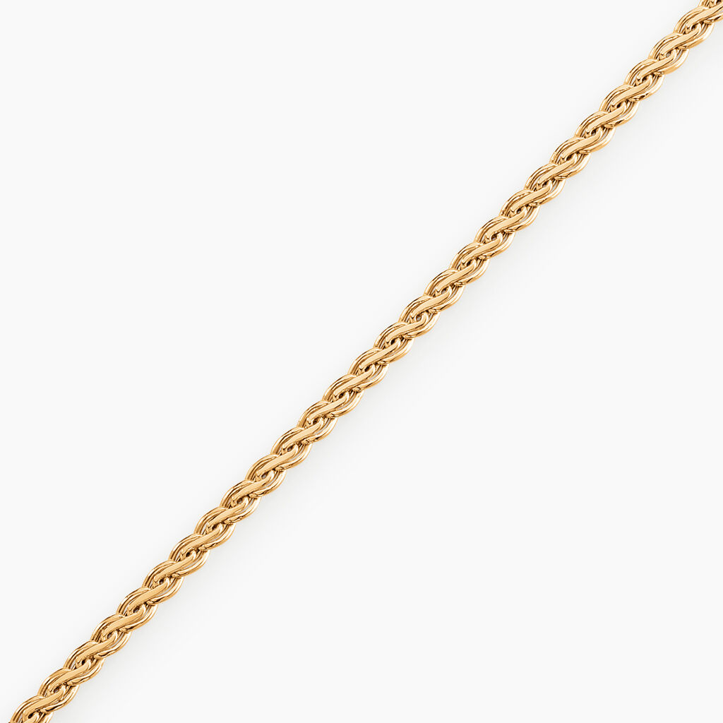 Bracelet Jayna Maille Palmier Or Jaune - Bracelets chaîne Femme | Histoire d’Or