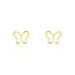 Boucles D'oreilles Puces Camomille Or Jaune Oxyde De Zirconium - Clous d'oreilles Enfant | Histoire d’Or