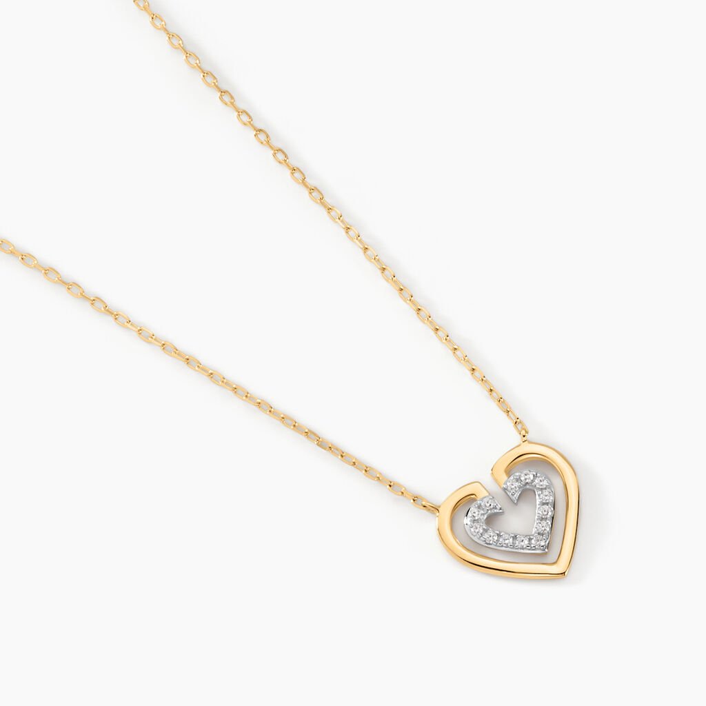 Collier Love Is In The Air Or Jaune Oxyde De Zirconium - Colliers Femme | Histoire d’Or
