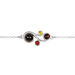 Bracelet Alexa Argent Blanc Ambre - Bracelets fantaisie Femme | Histoire d’Or