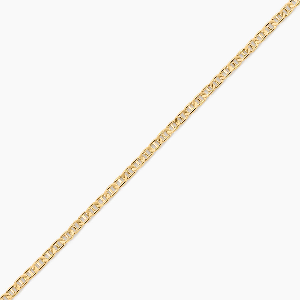 Bracelet Capucin Argent Dor&eacute; A L'Or 750/1000 - Bijoux sans pierre Femme | Histoire d&rsquo;Or