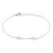 Bracelet Winter Sweetness Argent Blanc Oxyde De Zirconium - Bracelets Femme | Histoire d’Or