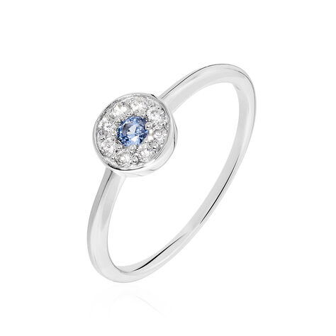 Bague Argent Blanc Auxana Oxyde De Zirconium - Bagues avec pierre Femme | Histoire d’Or