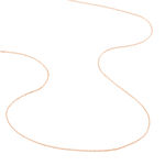 Cha&icirc;ne Igoa Maille For&ccedil;at Diamantee Or Rose - Chaines Femme | Histoire d&rsquo;Or