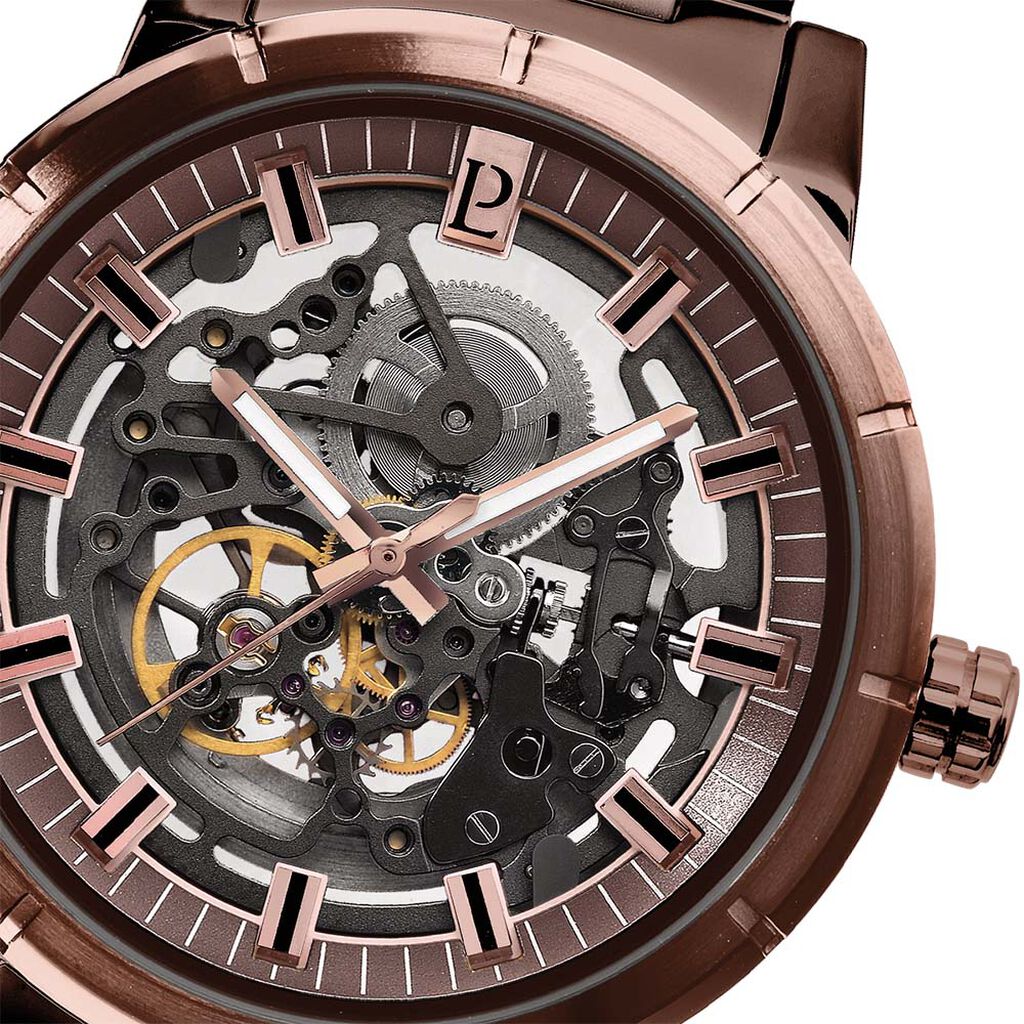 Montre Pierre Lannier Automatic Marron - Montres Homme | Histoire d’Or