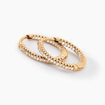 Cr&eacute;oles Karolina Rondes Plaqu&eacute; Or Jaune Oxyde De Zirconium - Boucles d'oreilles cr&eacute;oles Femme | Histoire d&rsquo;Or