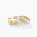 Cr&eacute;oles Lolly Or Bicolore - Boucles d'oreilles cr&eacute;oles Femme | Histoire d&rsquo;Or