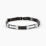 Bracelet Jack Acier Blanc Noir - Bracelets Homme | Histoire d&rsquo;Or