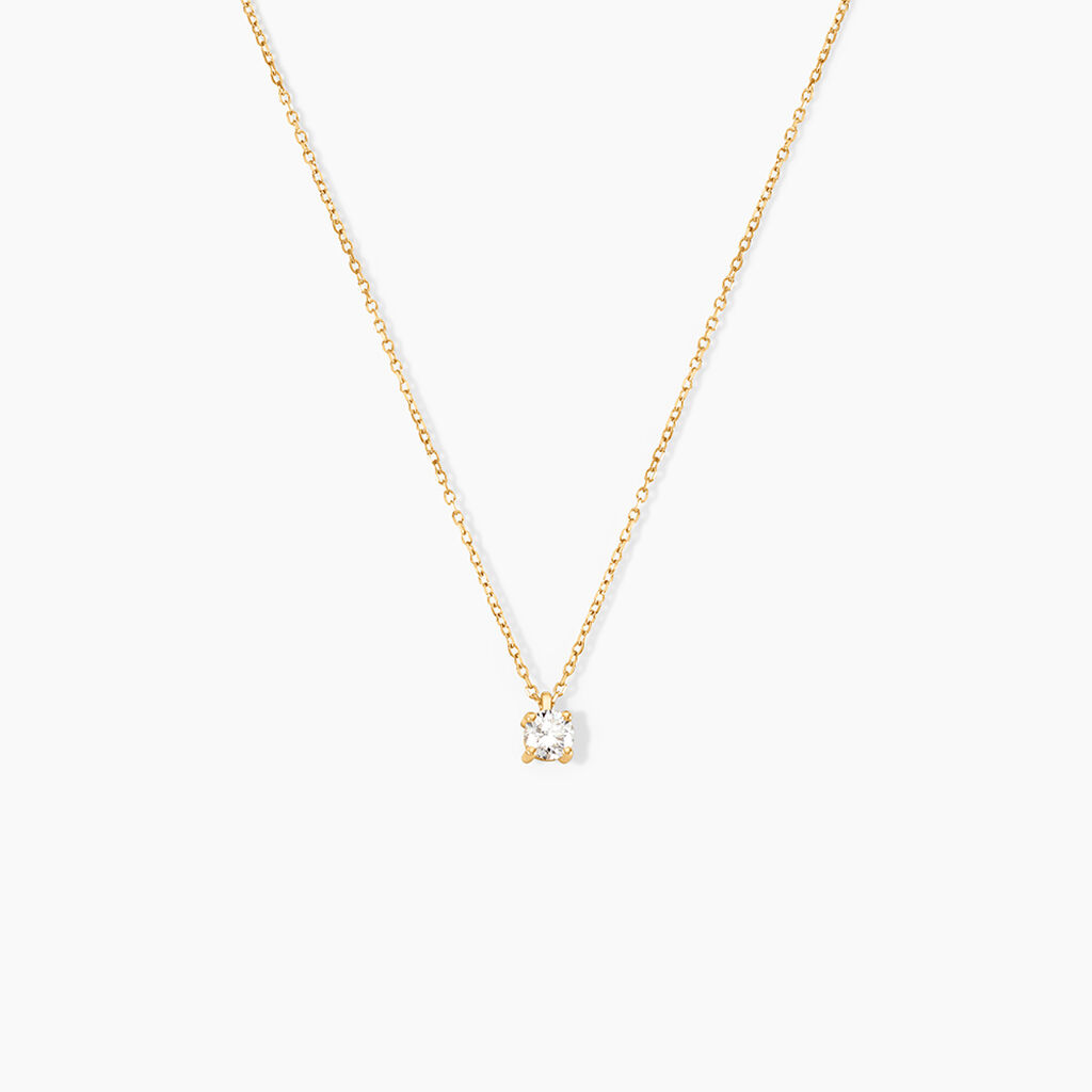 Collier Elfa Or Jaune Diamant - Colliers Femme | Histoire d&rsquo;Or