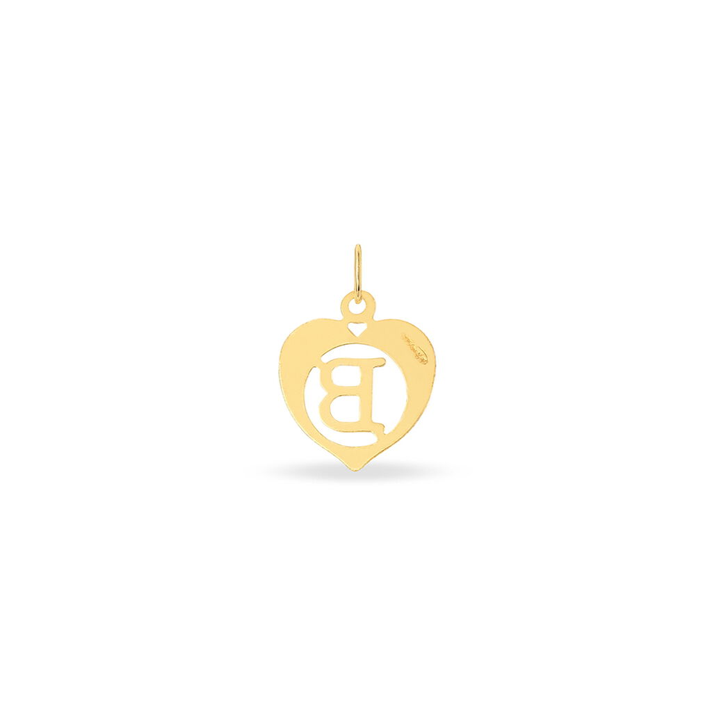 Pendentif Eudocie Coeur Lettre Or Jaune - Pendentifs Famille | Histoire d’Or