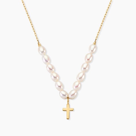 Collier Fadl Or Jaune Perle De Culture - Colliers Femme | Histoire d&rsquo;Or