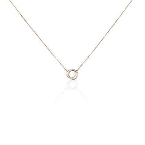 Collier Or Rose Tresha Diamants - Colliers Femme | Histoire d’Or