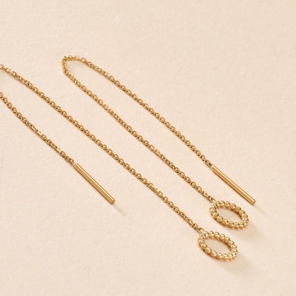 Boucles D'oreilles Pendantes Albya Or Jaune - Boucles d'oreilles pendantes Femme | Histoire d’Or