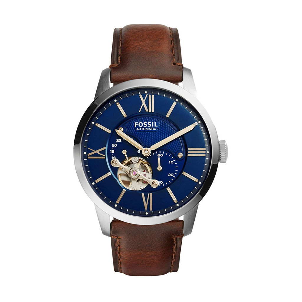 Montre Fossil Townsman Bleu - Montres Homme | Histoire d’Or