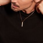 Collier Plaqu&eacute; Or Jaune Bobby - Colliers fantaisie Homme | Histoire d&rsquo;Or