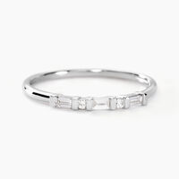 Bague Collection 1986 Or Blanc Diamant