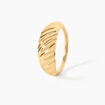 Bague Jaymes Or Jaune - Bijoux sans pierre Femme | Histoire d&rsquo;Or