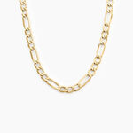 Cha&icirc;ne Cameo Maille Alternee 1/3 Or Jaune - Chaines Homme | Histoire d&rsquo;Or