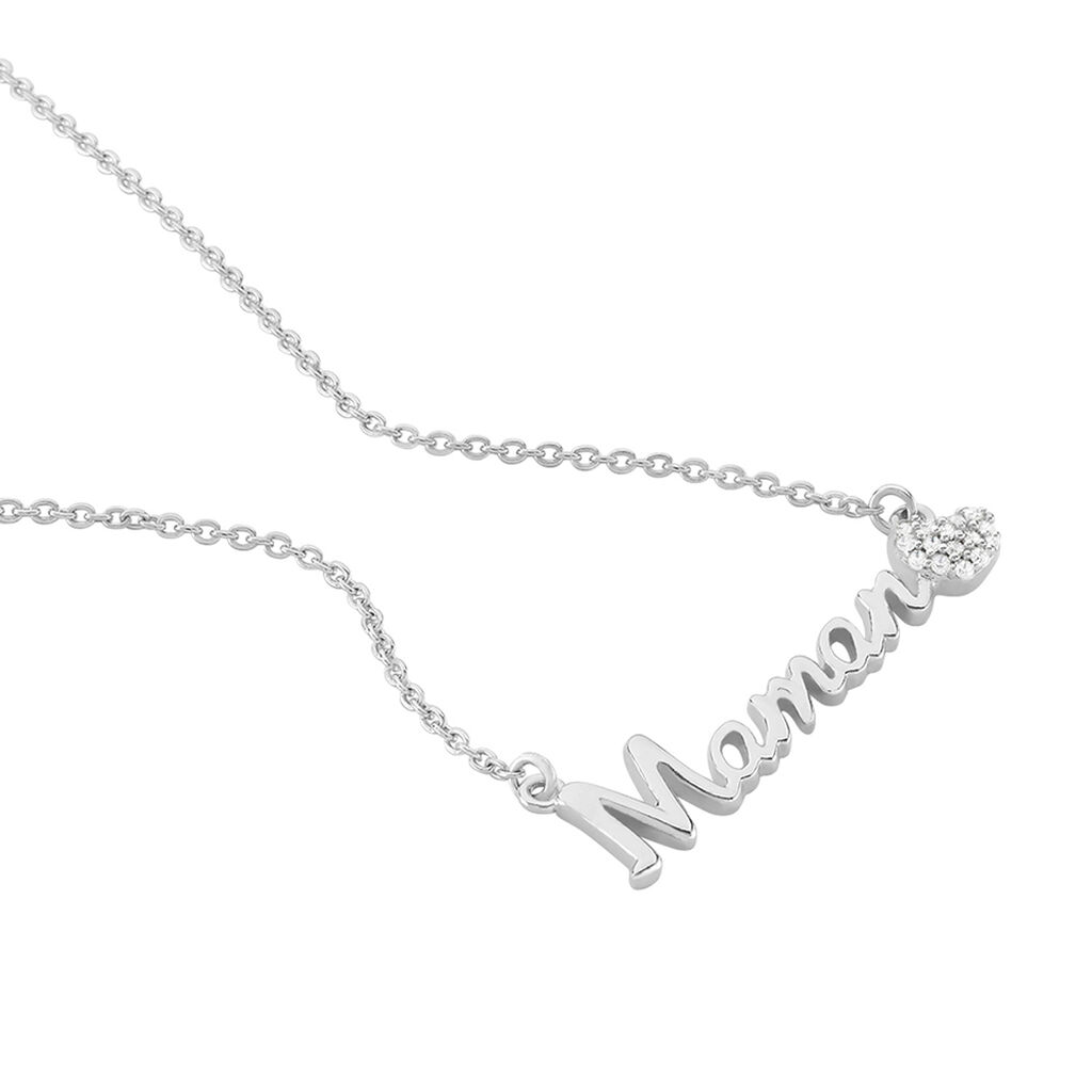Collier Rera Argent Blanc Oxyde De Zirconium - Colliers fantaisie Femme | Histoire d’Or
