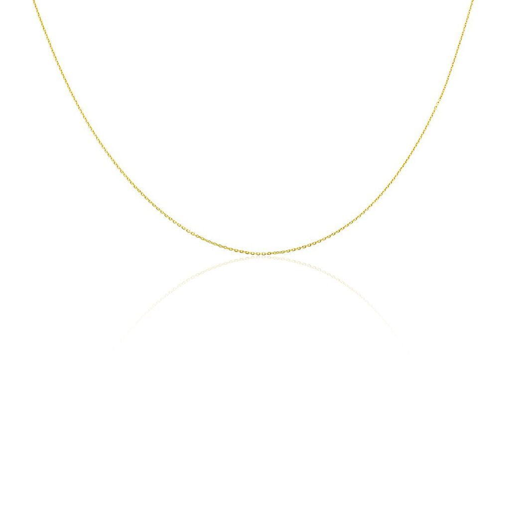 Cha&icirc;ne Igoa Maille For&ccedil;at Diamantee Or Jaune - Chaines Famille | Histoire d&rsquo;Or