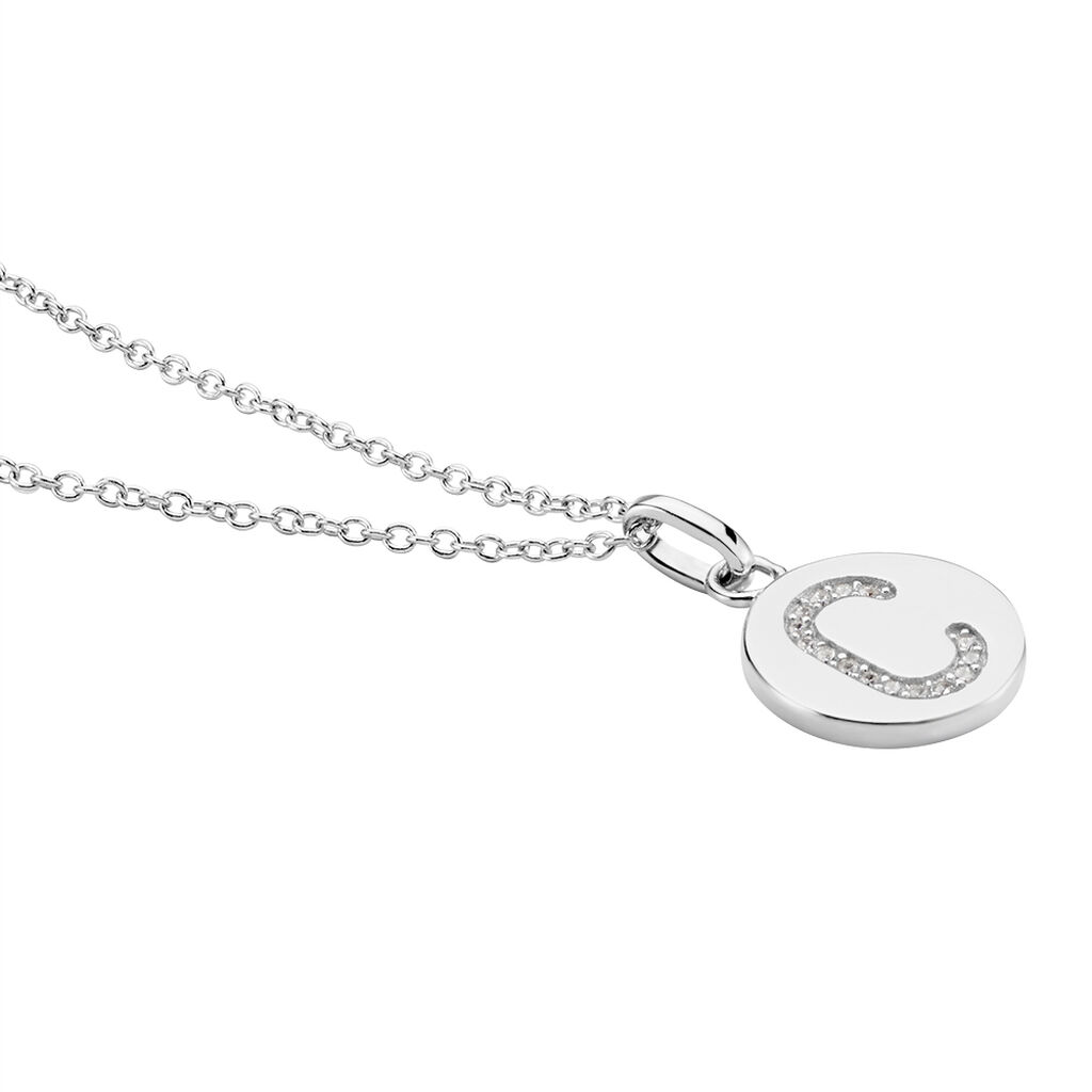 Collier Argent Eugenien Oxydes De Zirconium - Colliers fantaisie Femme | Histoire d’Or