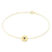 Bracelet Melchior Or Jaune Saphir