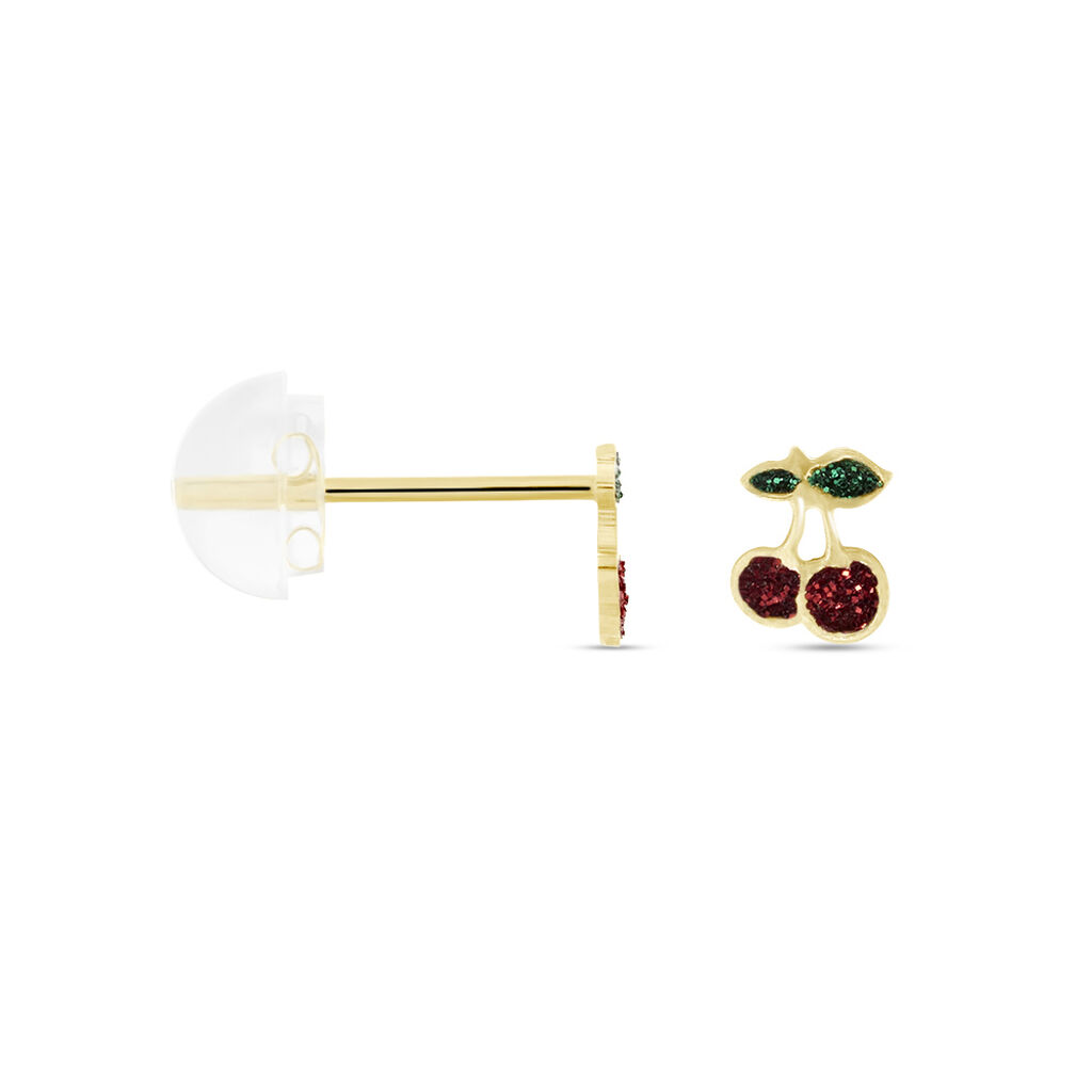 Boucles D'oreilles Puces Or Jaune Segonde - Clous d'oreilles Enfant | Histoire d’Or