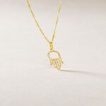 Pendentif Hectorienne Fatim Or Jaune - Pendentifs Femme | Histoire d&rsquo;Or