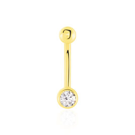 Piercing De Nombril Jan Or Jaune Oxyde De Zirconium - Bijoux Femme | Histoire d’Or