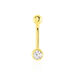 Piercing De Nombril Jan Or Jaune Oxyde De Zirconium - Bijoux Femme | Histoire d’Or