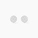 Boucles D'oreilles Puces Argent Blanc Victorin Oxydes De Zirconium - Boucles d'oreilles fantaisie Femme | Histoire d’Or
