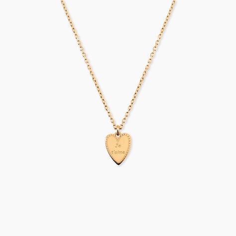 Collier Romance Plaqu&eacute; Or Jaune - F&ecirc;te des m&egrave;res Femme | Histoire d&rsquo;Or