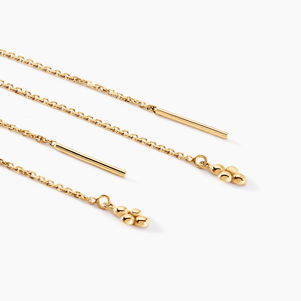 Boucles D'oreilles Pendantes Pendilla Or Jaune - Boucles d'oreilles pendantes Femme | Histoire d&rsquo;Or