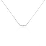 Collier Adriaan Argent Blanc Oxyde De Zirconium - Colliers fantaisie Femme | Histoire d&rsquo;Or