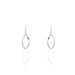 Boucles D'oreilles Pendantes Twisty Argent Blanc - Boucles d'oreilles fantaisie Femme | Histoire d’Or